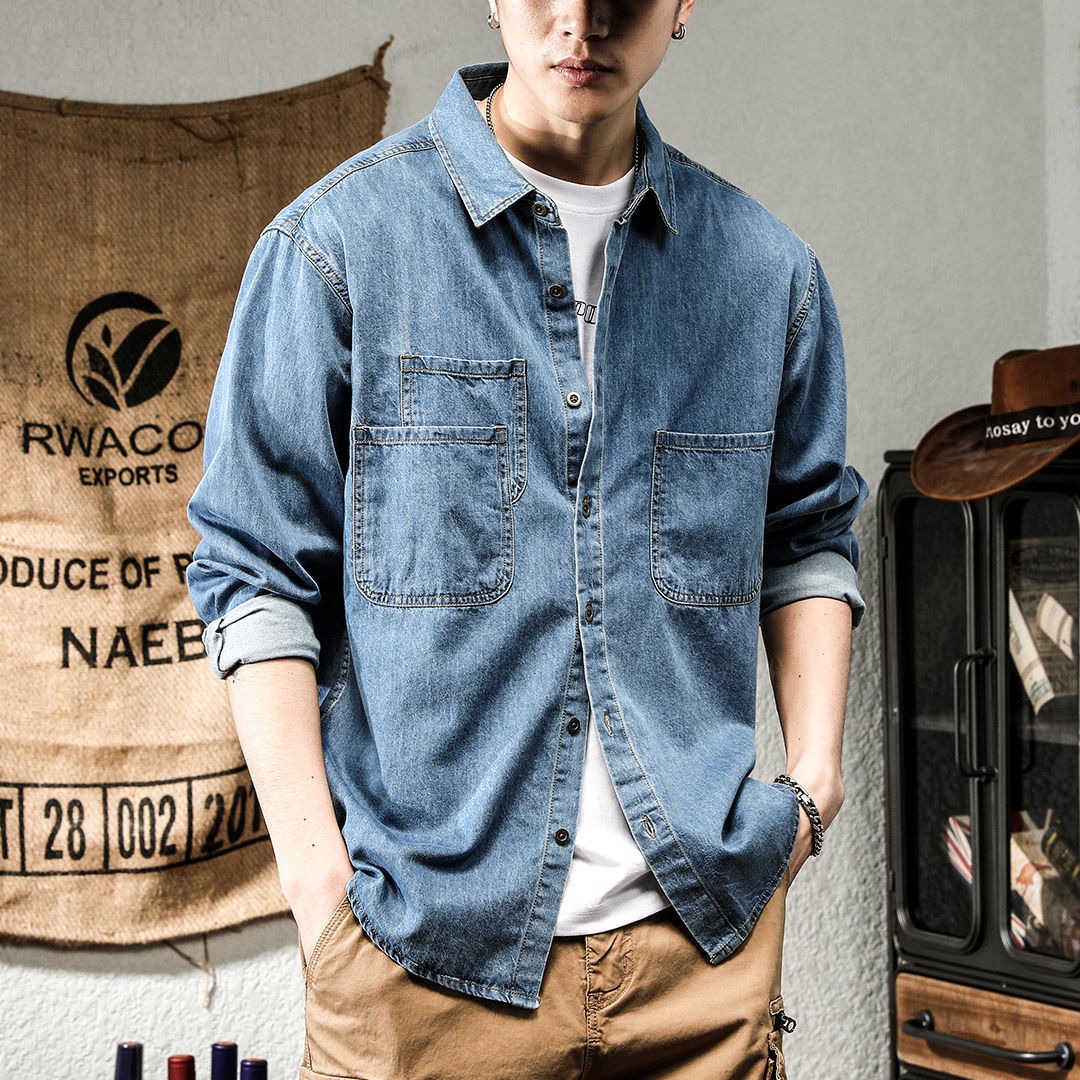 Winter Clothing Pk - Bahar Ruffian Yakışıklı Denim İşlemeli Uzun