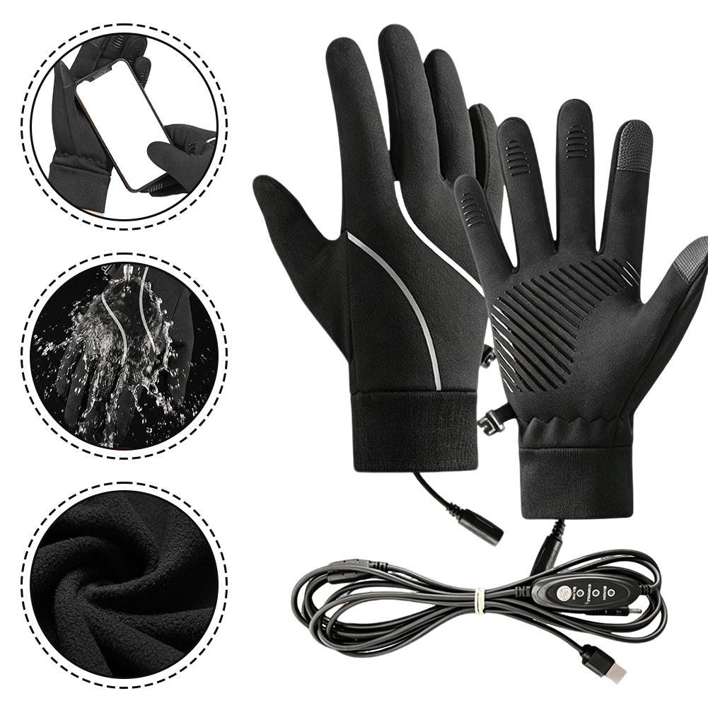 Heated Gloves Electric - Şarj Edilebilir, Isıtmalı Eldivenler: Kışlık, Polar