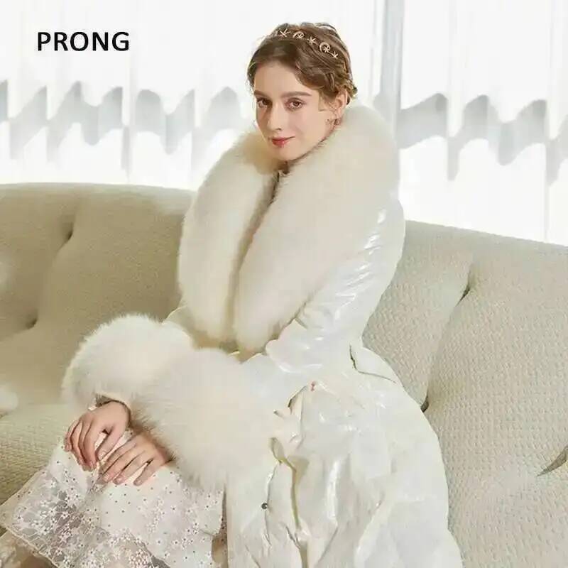 100% gerçek tilki kürk yaka kı - Winter Clothing Pk incelemesi ve fiyatı